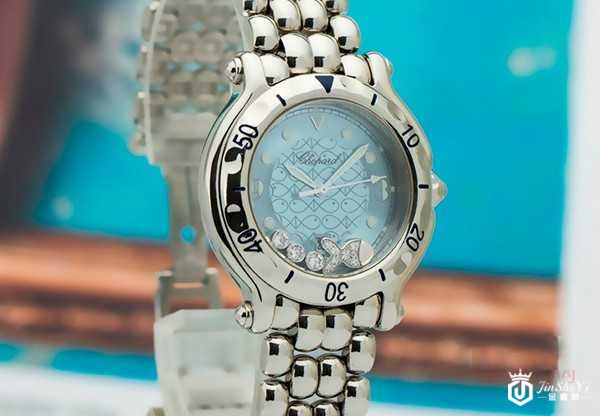 二手萧邦快乐钻石系列278925女表精钢石英手表图