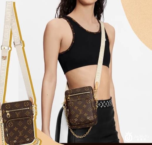 全新lv老花44391邮差包回收