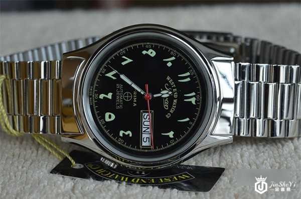 二手瓦斯针军表全自动机械手表瓦时针表独特数字夜光手表图