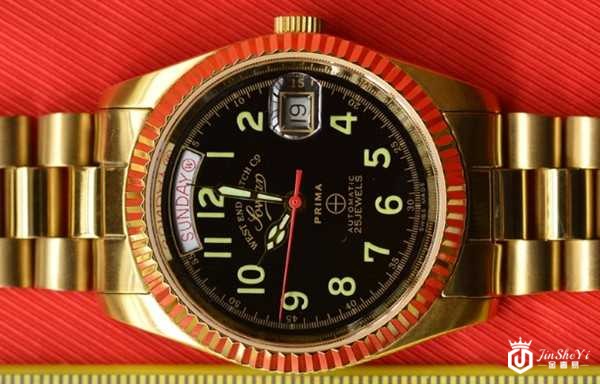 二手瓦斯针全自动夜光手表图