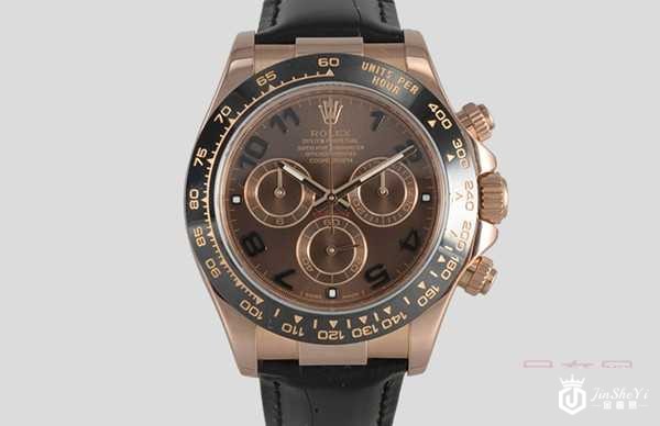 二手劳力士宇宙计型迪通拿18K玫瑰金计时自动机械男表图