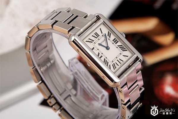  二手卡地亚克系列手表石英钢带女士手表图