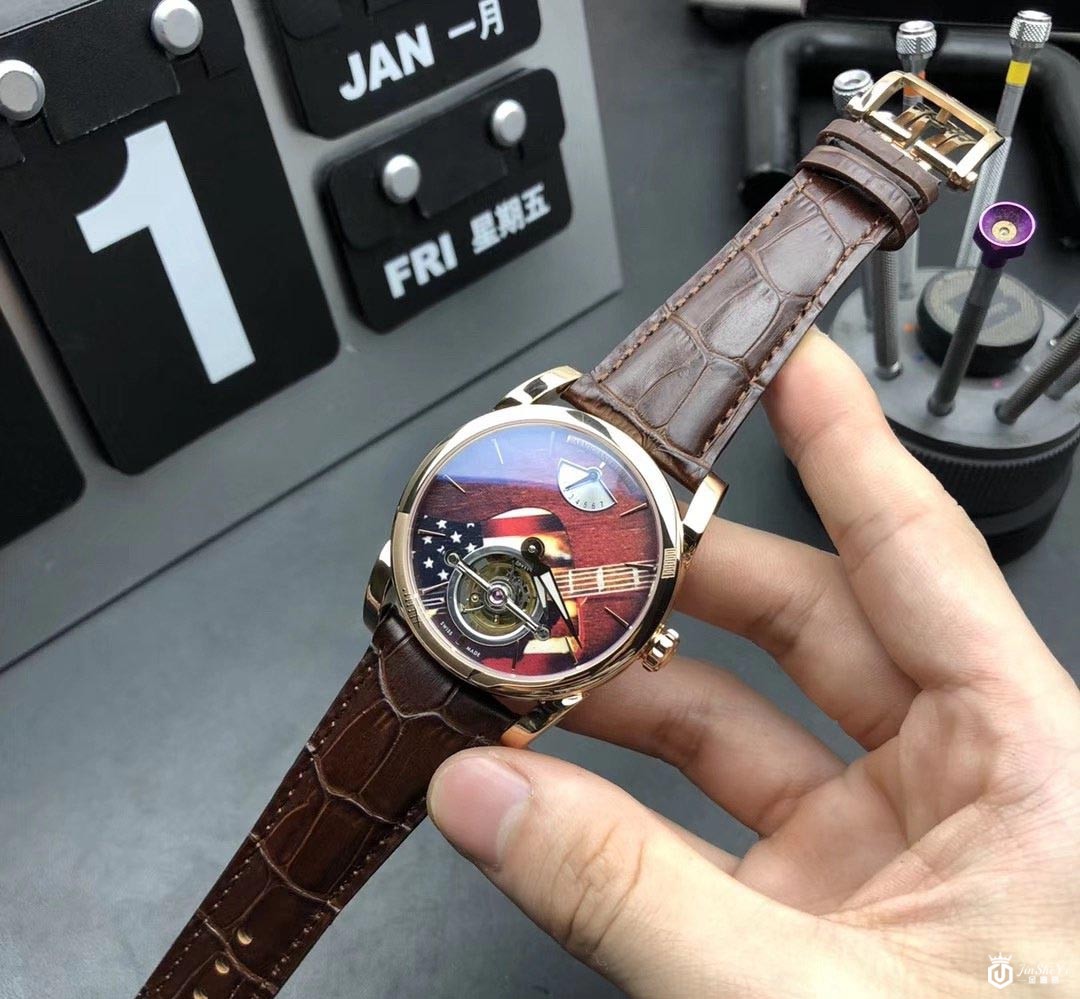 帕玛强尼PFS251音乐陀飞轮腕表 浓浓的艺术气息