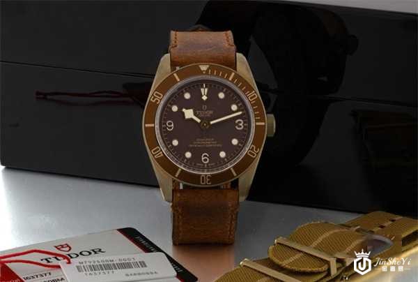 二手帝舵碧湾青铜潜水手表图