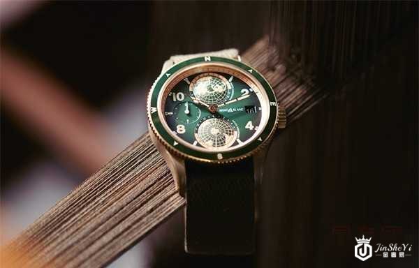 二手万宝龙奢华NATO编织表带手表图