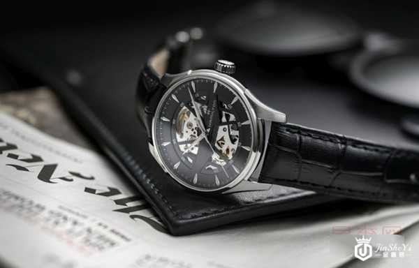 二手汉米尔顿Jazzmaster Skeleton系列镂空手表图
