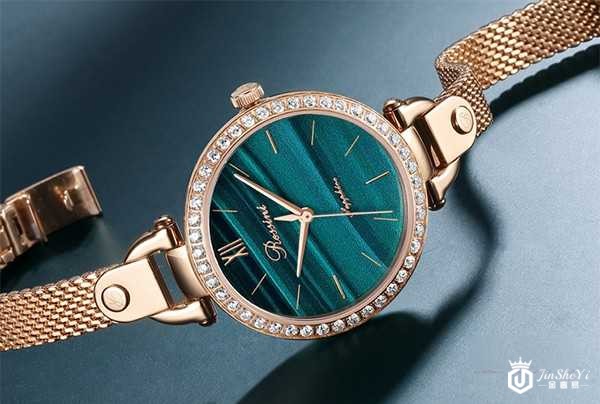 二手罗西尼CHIC系列孔雀绿表盘小清新百搭女表图 二手罗西尼CHIC系列孔雀绿表盘小清新百搭女表图
