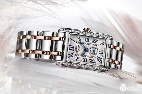 二手浪琴黛绰维纳系列石英皮带女表图