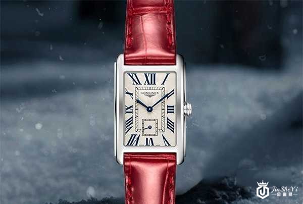 二手浪琴黛绰维纳系列时尚优雅方形石英女表图