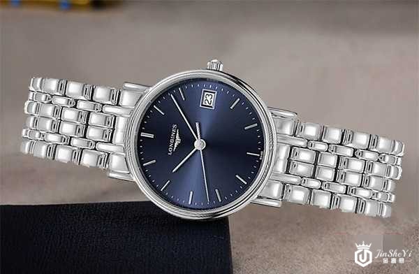 二手浪琴瑰丽系列时尚简约休闲超薄石英女士手表图