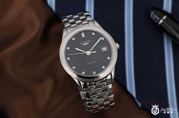 二手浪琴优雅军旗系列自动机械手表图