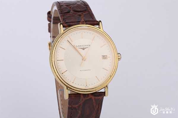 二手浪琴律雅系列男士自动机械男表图