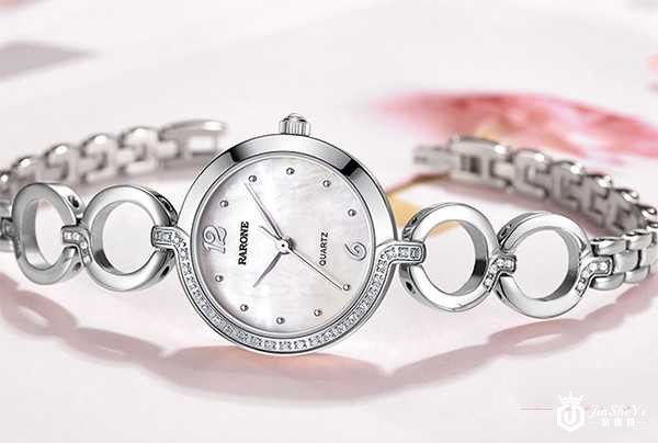 二手雷诺时尚小巧石英女士天然贝母面悦己系列手表图