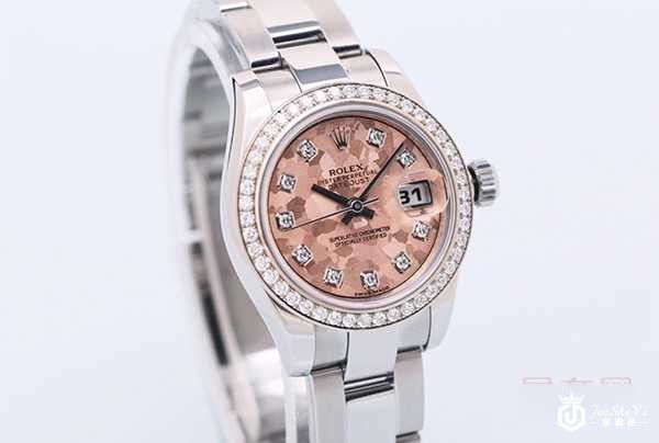 二手劳力士女装日志型系列18K白金自动机械女士手表图