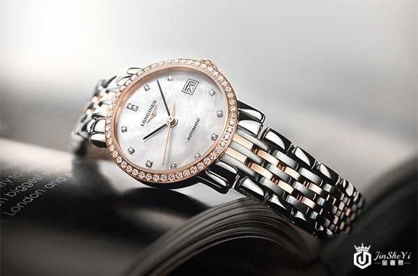 二手浪琴博雅系列机械钢带男表情侣对表图