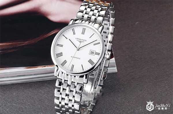 二手浪琴博雅系列时尚男士自动机械 L4.810.4.11.6白盘罗马手表图