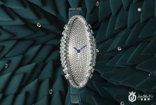 卡地亚玫瑰金满钻手表回收