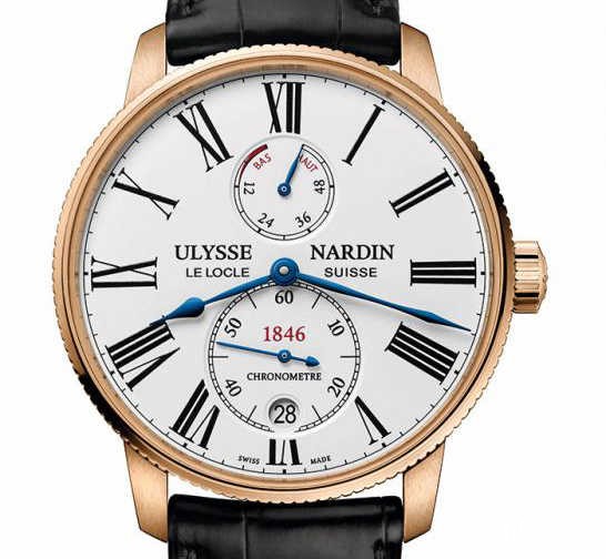 航海系列领航者腕表(玫瑰金白面 )：参考价￥ 142300