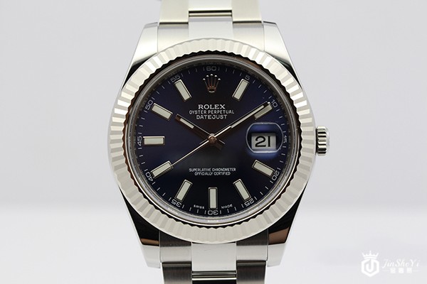 劳力士手表男款二手日志型系列116334黑盘