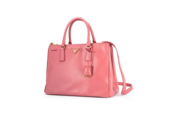 普拉达Galleria粉色杀手包