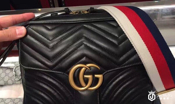 古驰双G邮差包回收