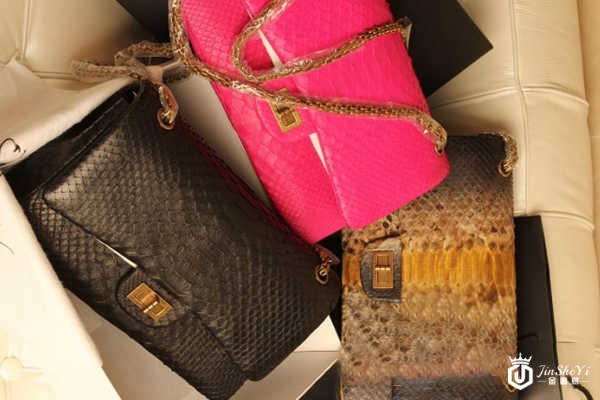 稀有蟒蛇皮chanel2.55